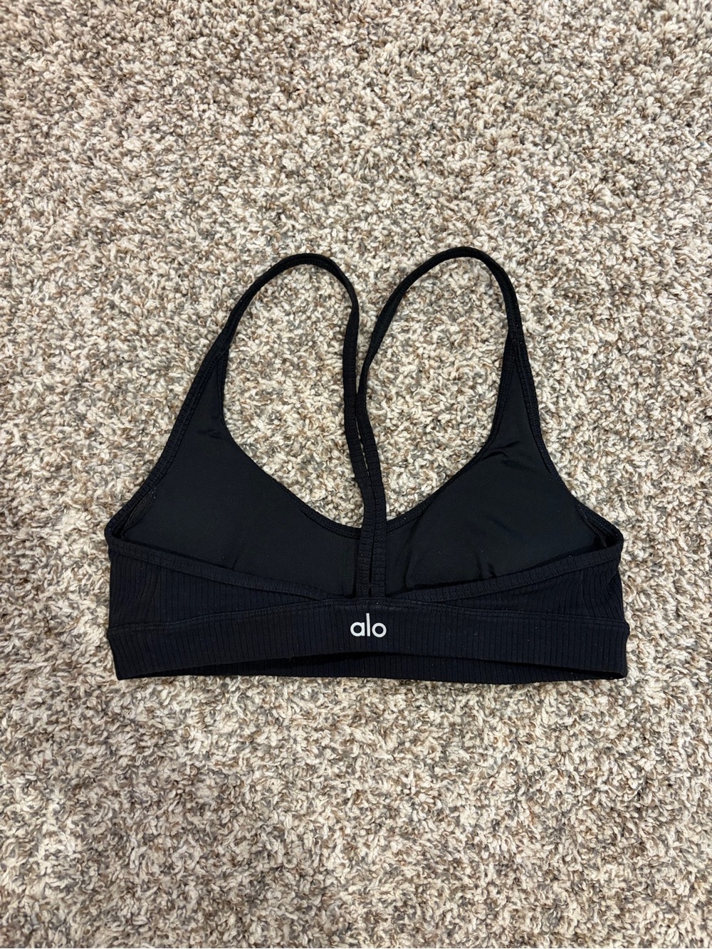 Alo Yoga Ribbed Y Sports Bra